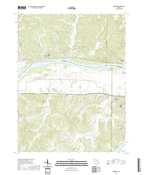 USGS Topographic Map – Morrison