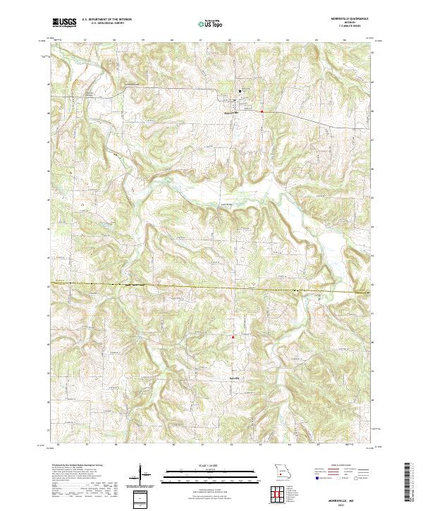USGS Topographic Map – Morrisville