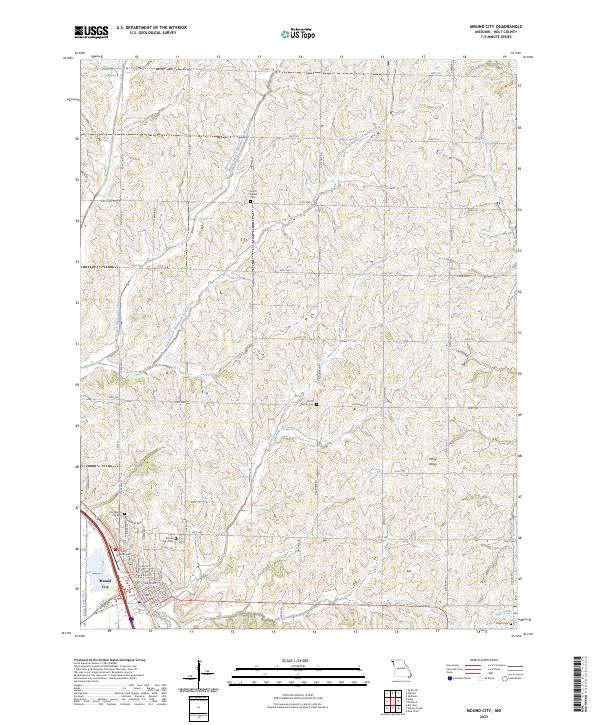USGS Topographic Map – Mound City