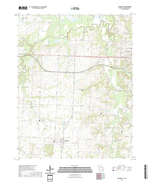 USGS Topographic Map – Moundville
