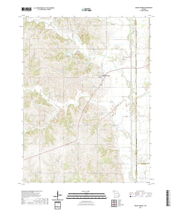 USGS Topographic Map – Mount Moriah
