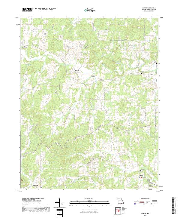 USGS Topographic Map – Myrtle