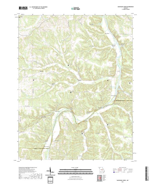USGS Topographic Map – Nagogami Lodge