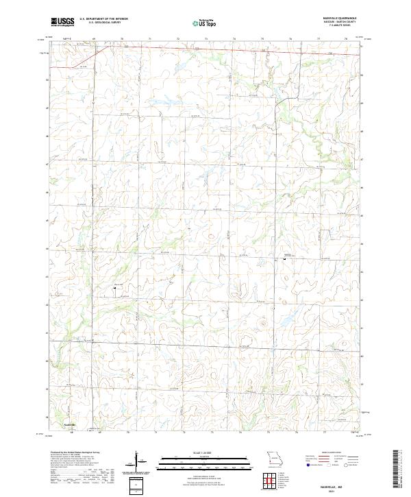 USGS Topographic Map – Nashville