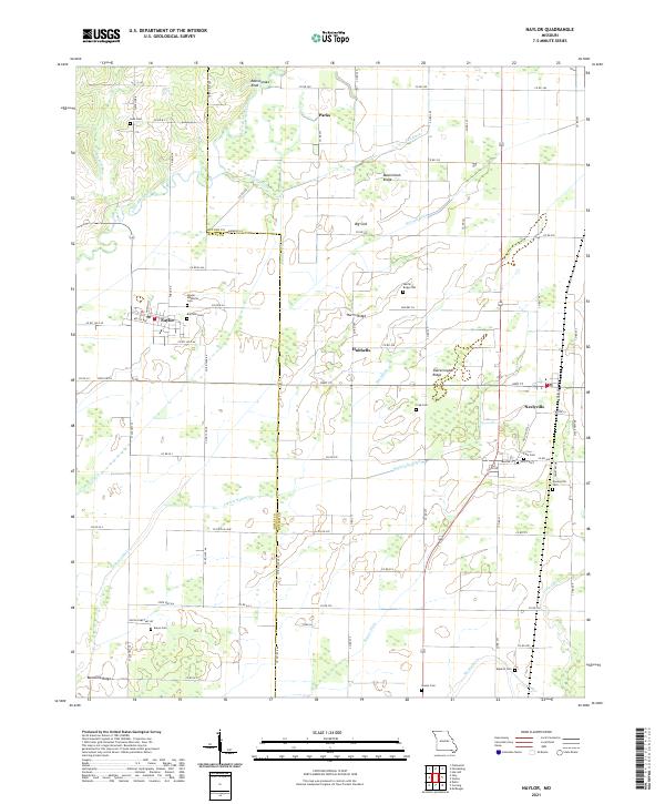 USGS Topographic Map – Naylor