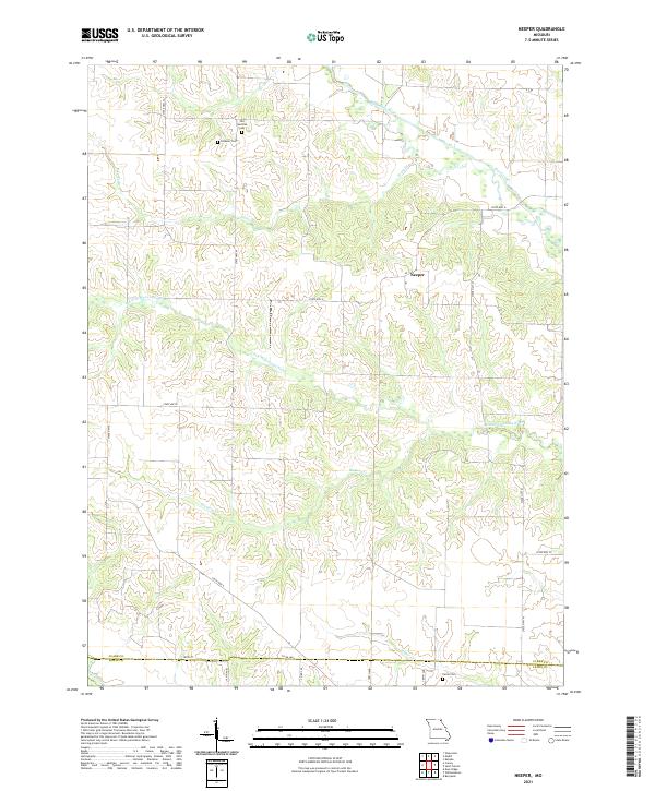 USGS Topographic Map – Neeper
