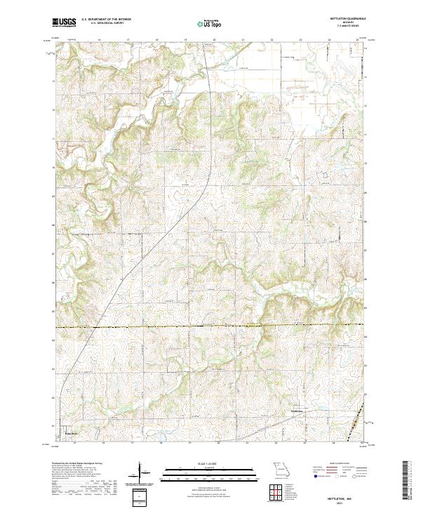 USGS Topographic Map – Nettleton