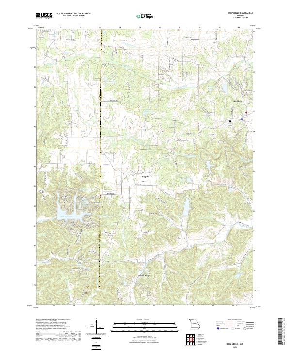 USGS Topographic Map – New Melle
