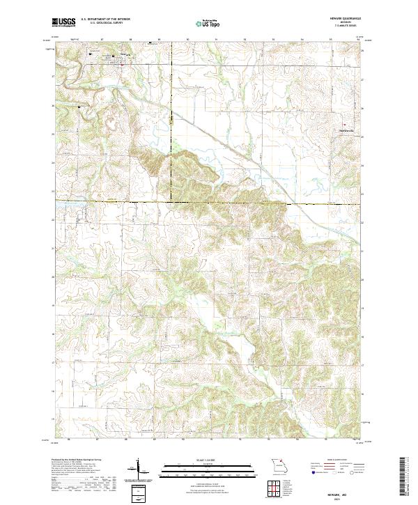 USGS Topographic Map – Newark