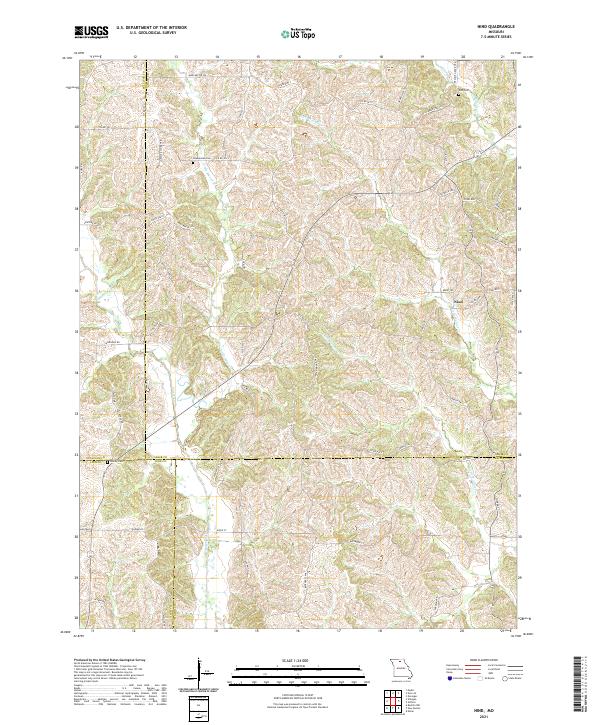 USGS Topographic Map – Nind