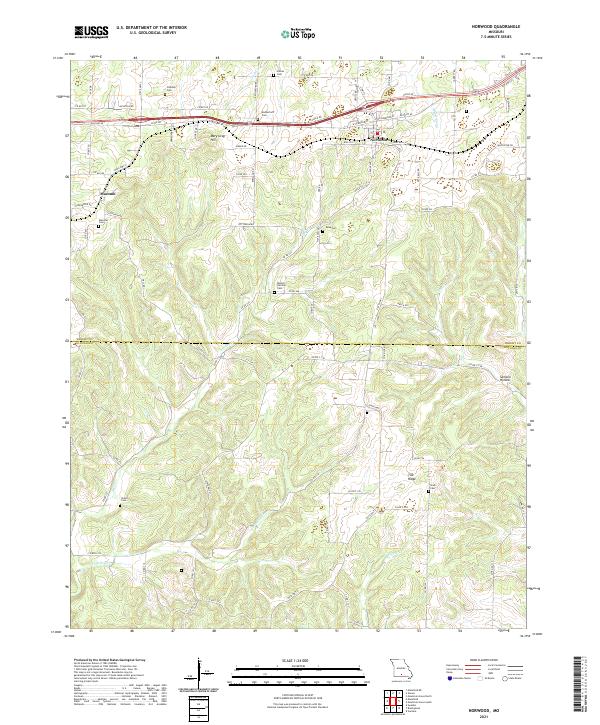 USGS Topographic Map – Norwood