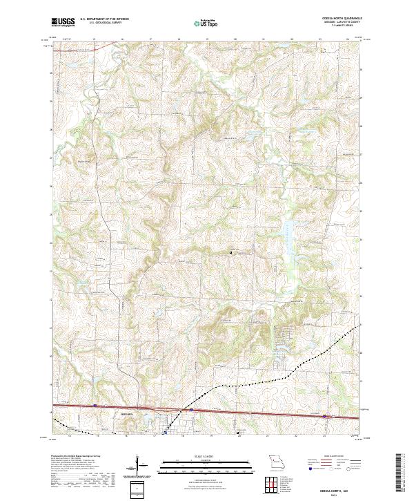USGS Topographic Map – Odessa North