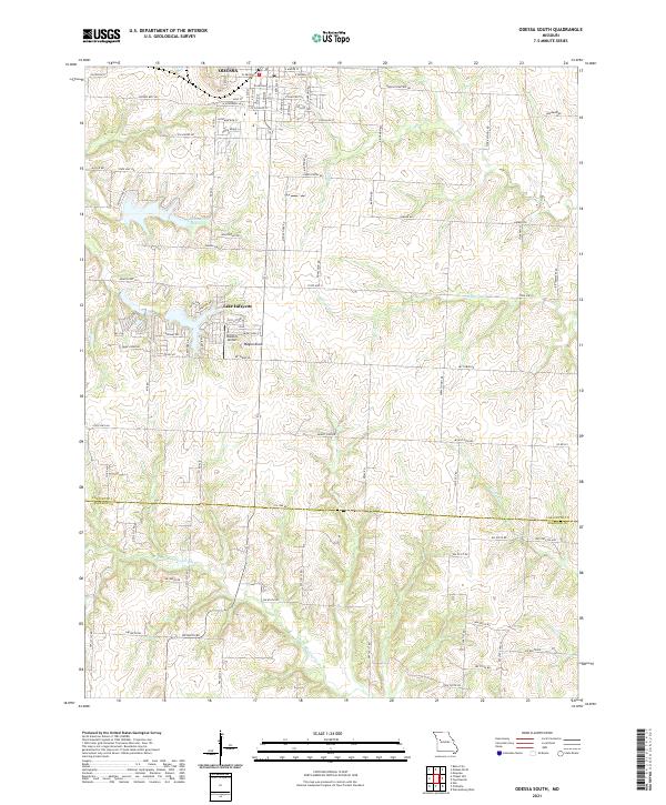 USGS Topographic Map – Odessa South