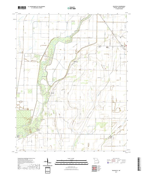 USGS Topographic Map – Oglesville