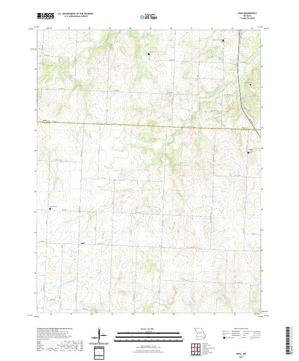 USGS Topographic Map – Ohio