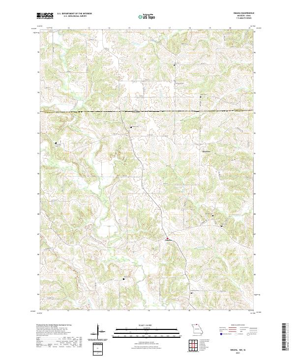 USGS Topographic Map – Omaha