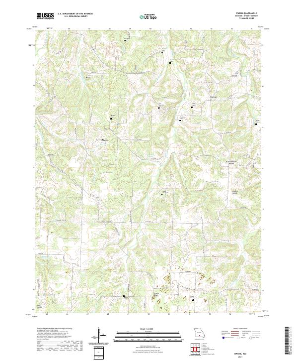 USGS Topographic Map – Owens