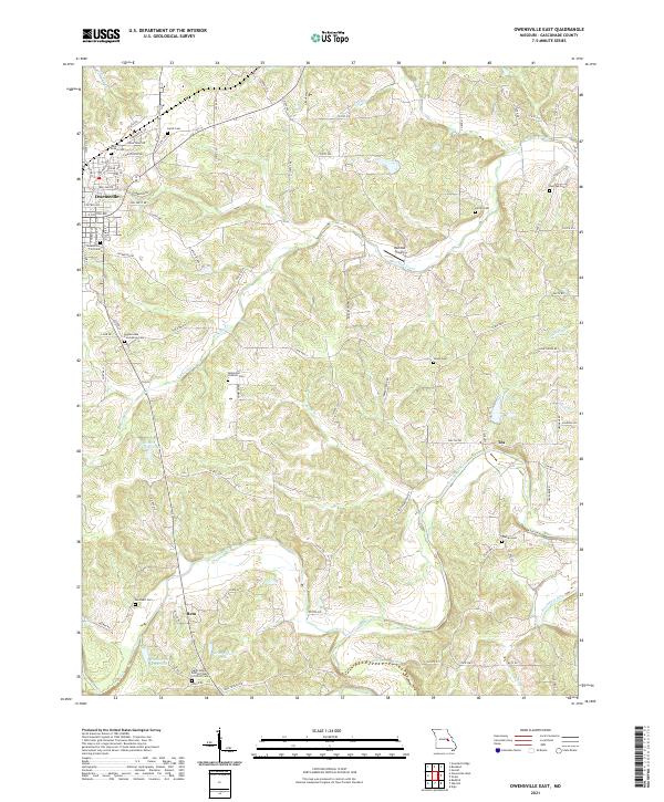 USGS Topographic Map – Owensville East
