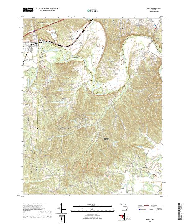 USGS Topographic Map – Pacific