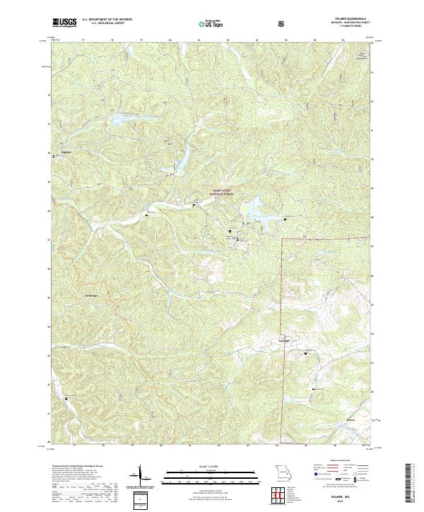 USGS Topographic Map – Palmer