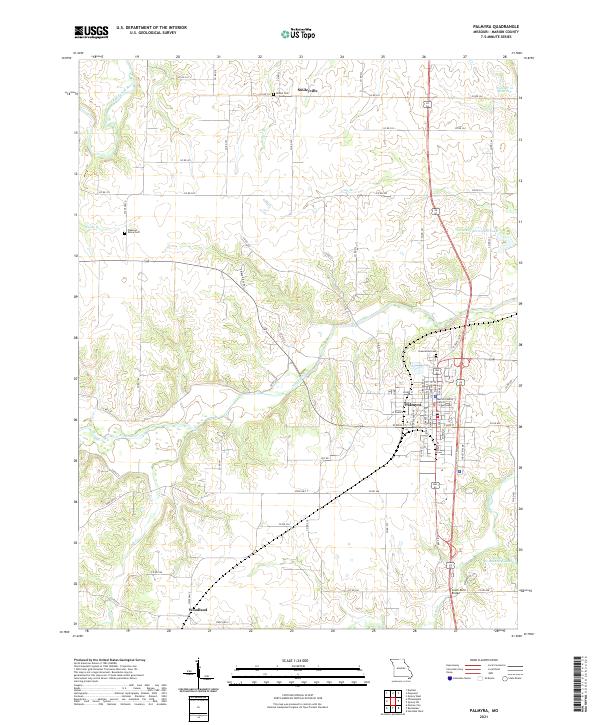 USGS Topographic Map – Palmyra