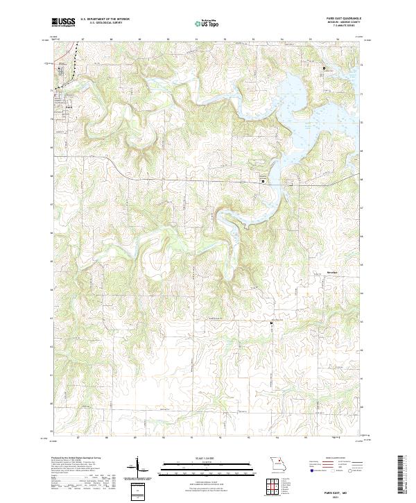 USGS Topographic Map – Paris East