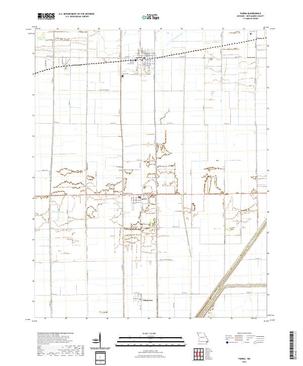 USGS Topographic Map – Parma
