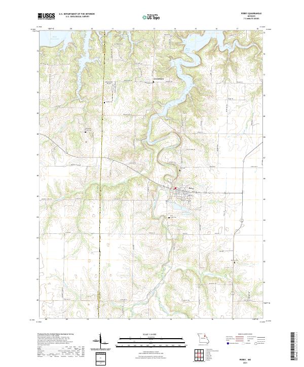 USGS Topographic Map – Perry