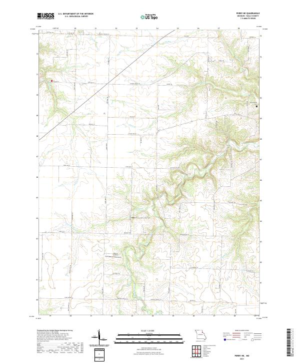 USGS Topographic Map – Perry NE