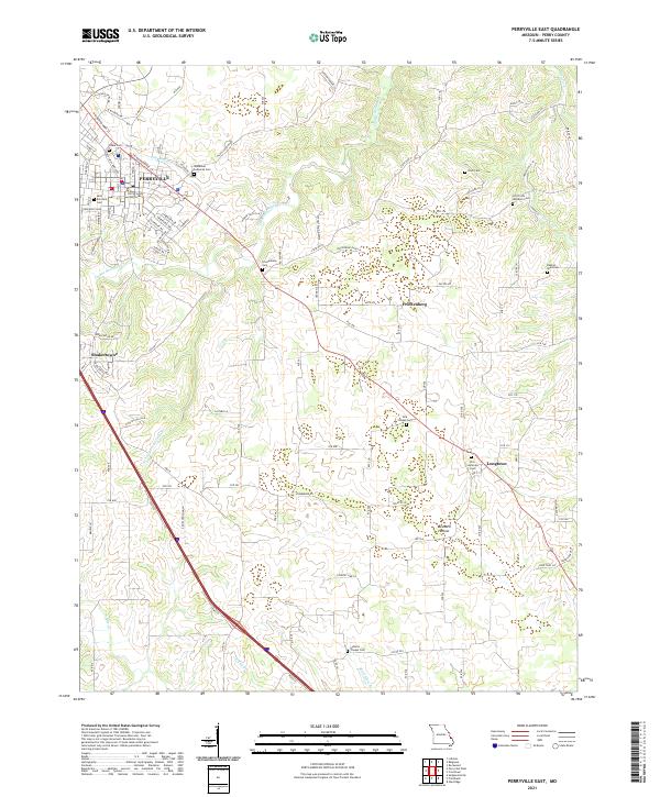 USGS Topographic Map – Perryville East