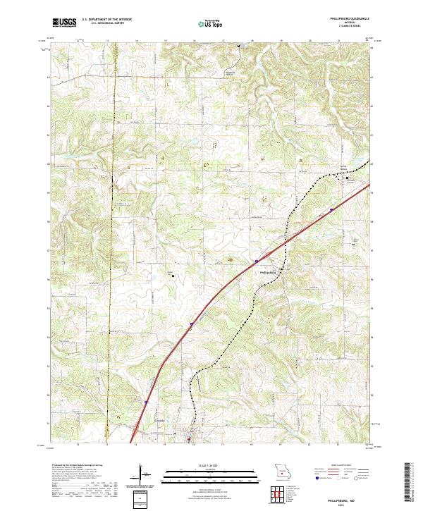 USGS Topographic Map – Phillipsburg