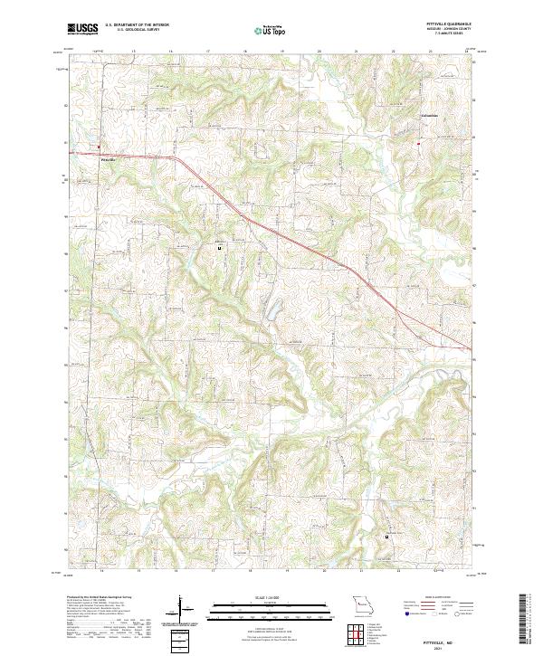USGS Topographic Map – Pittsville