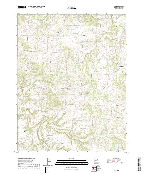 USGS Topographic Map – Polk