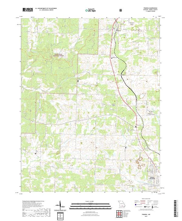 USGS Topographic Map – Pomona
