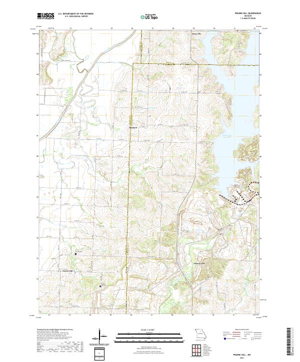 USGS Topographic Map – Prairie Hill