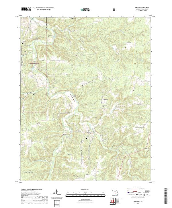 USGS Topographic Map – Prescott