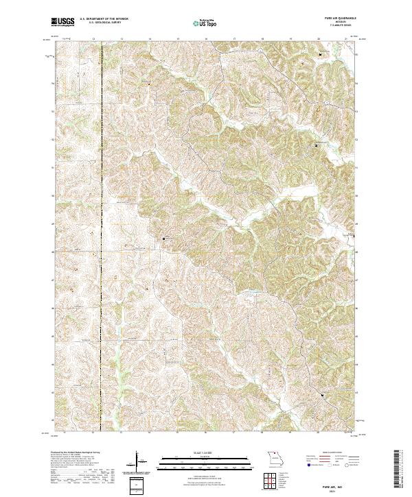 USGS Topographic Map – Pure Air