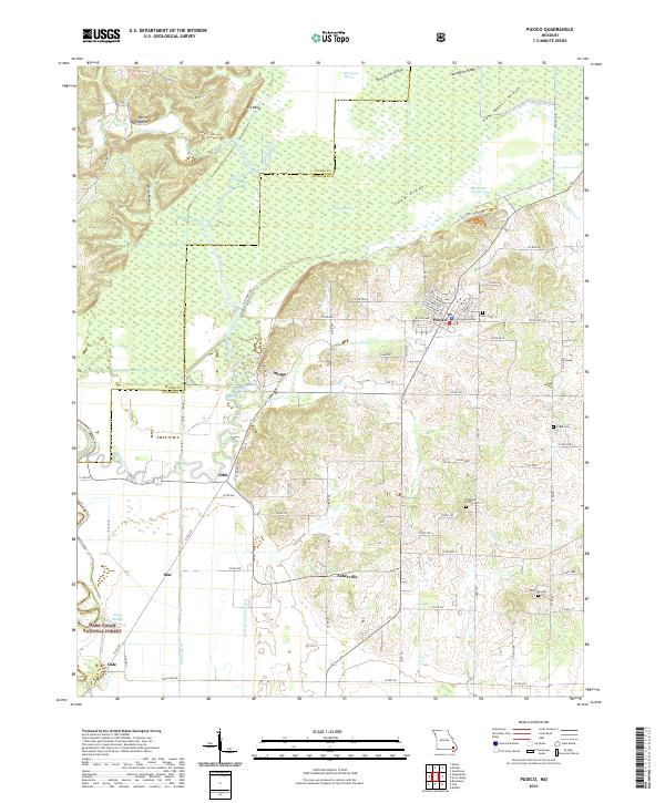 USGS Topographic Map – Puxico