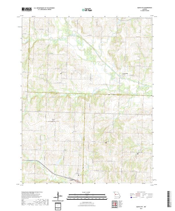 USGS Topographic Map – Quick City