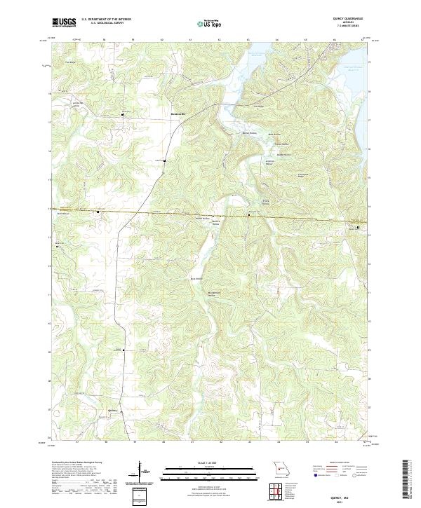 USGS Topographic Map – Quincy