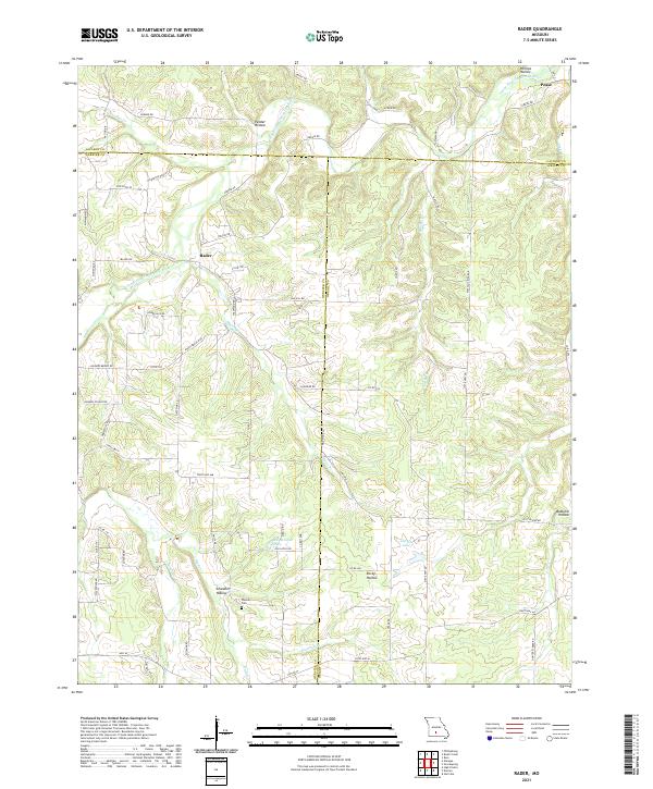USGS Topographic Map – Rader