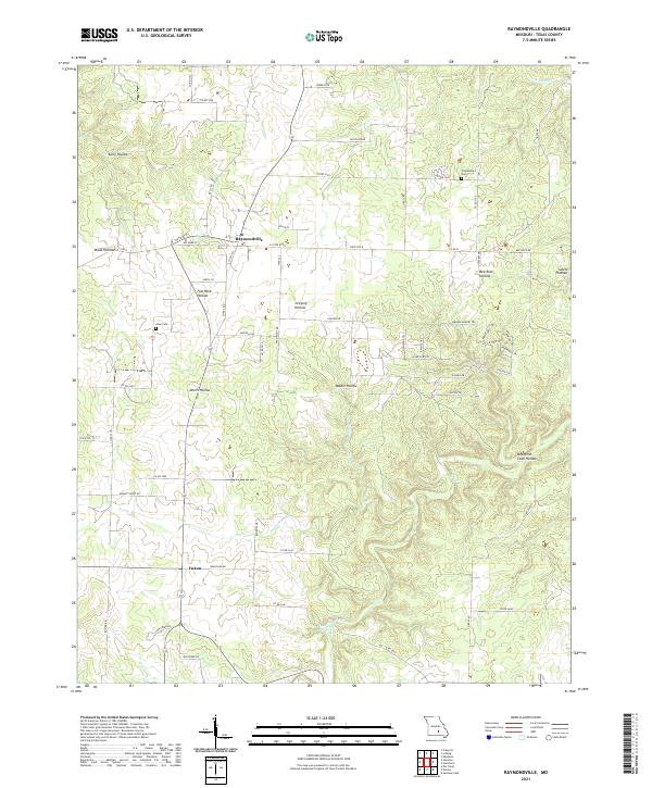 USGS Topographic Map – Raymondville