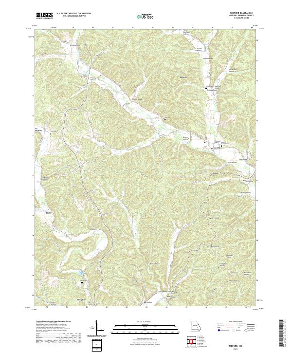USGS Topographic Map – Redford