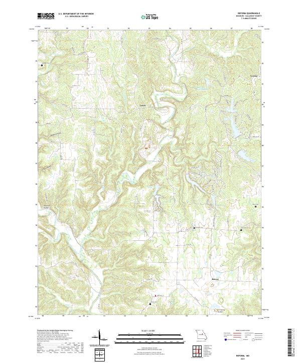USGS Topographic Map – Reform