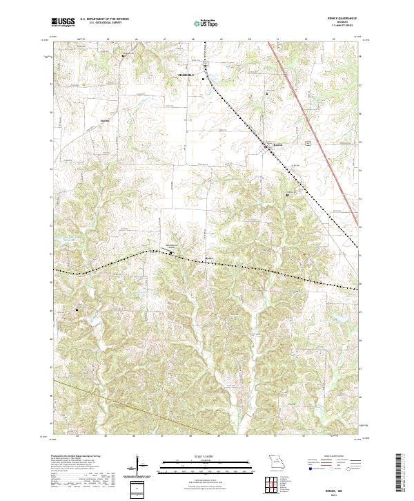 USGS Topographic Map – Renick