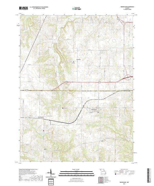 USGS Topographic Map – Rensselaer