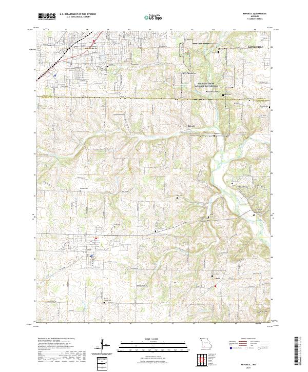 USGS Topographic Map – Republic