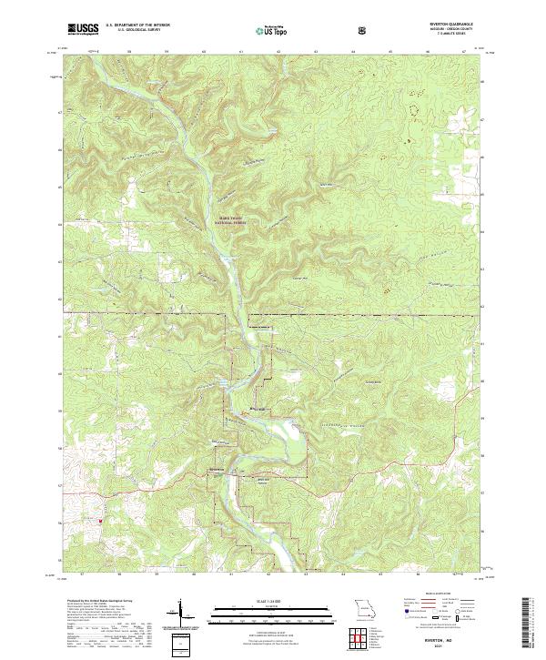 USGS Topographic Map – Riverton