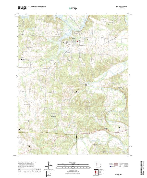 USGS Topographic Map – Roscoe
