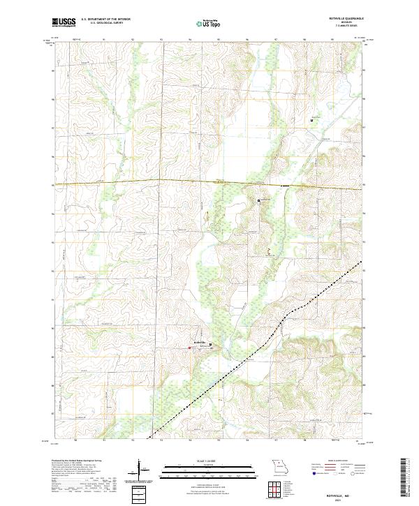 USGS Topographic Map – Rothville